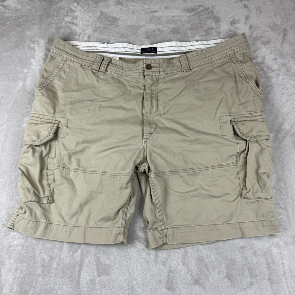 Polo Ralph Lauren Cargo Shorts Men 50 (48) Beige Utility Outdoors Pockets